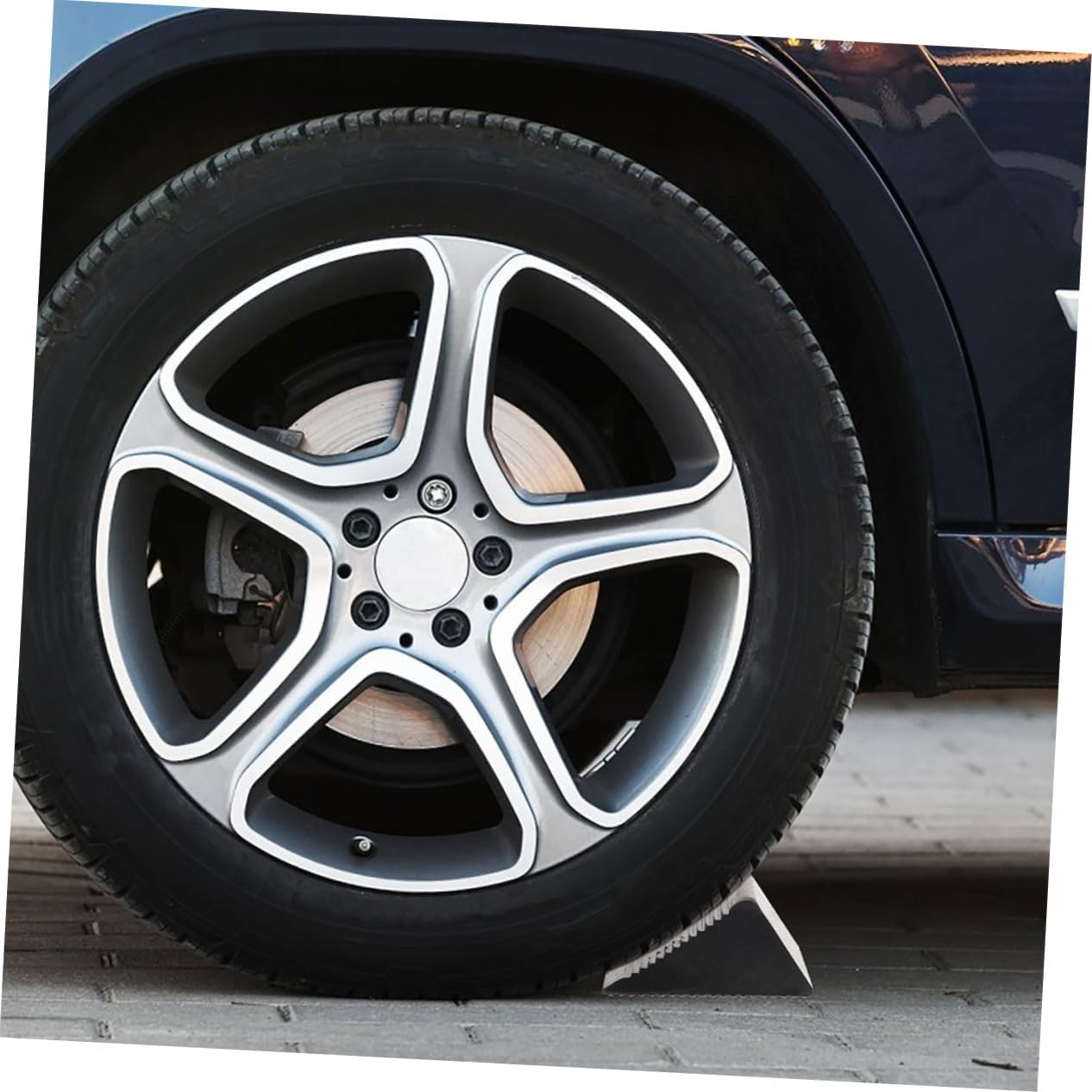 TIDTALEO 2Pcs Garage Vehicle Floor Stopper Multipurpose Wheel Chocks Handle for Cars image number 6