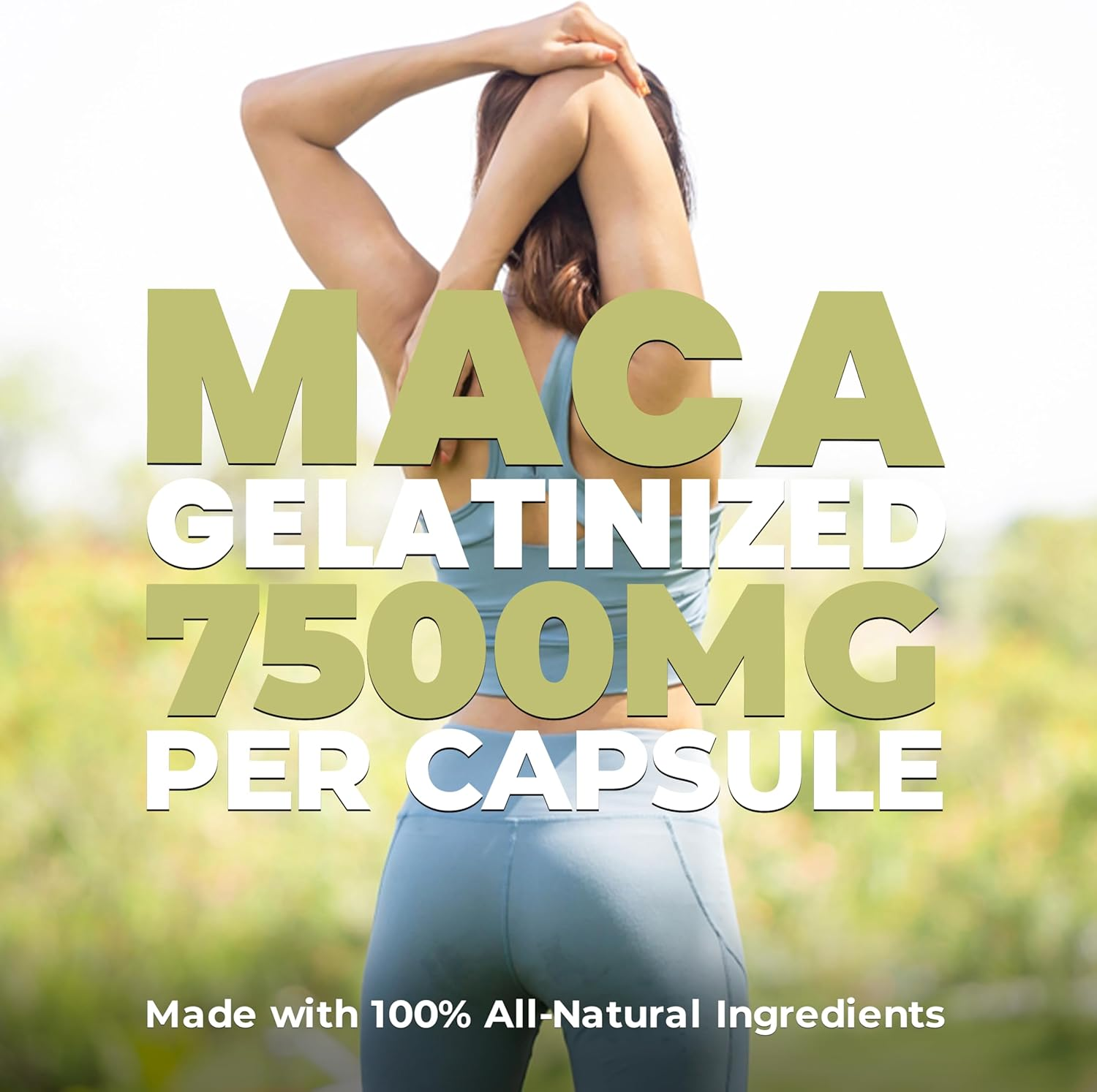 New HIGHEST POTENCY GELATINIZED MACA 750Mg Capsules, Increased Energy, Mood Balance, Maca Supplement for Women and Men, Non-Gmo, Vegan, Gluten Free. 120 Capsules. image number 4