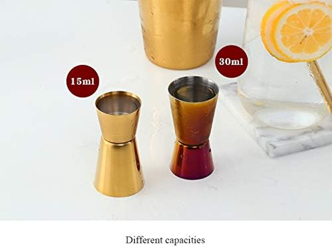 Buyerstar Bar Set 5-Piece Mixology Bartender Kit - Cocktail Shaker Set Bar Tool Set for Home and Professional Bartending - Martini Shaker and Drink Mixing Bar Tools - Cocktail Kit (Rose GPLD) - No.0 image number 3