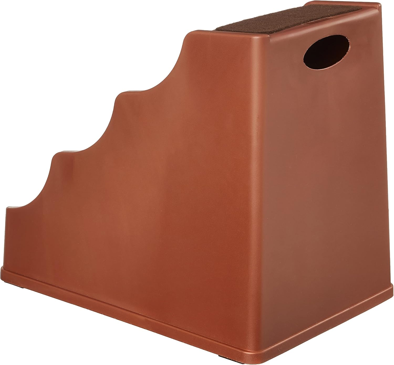 Amazon Basics 4 Step Non Slip Pet Stairs for Dogs and Cats, Cocoa image number 2