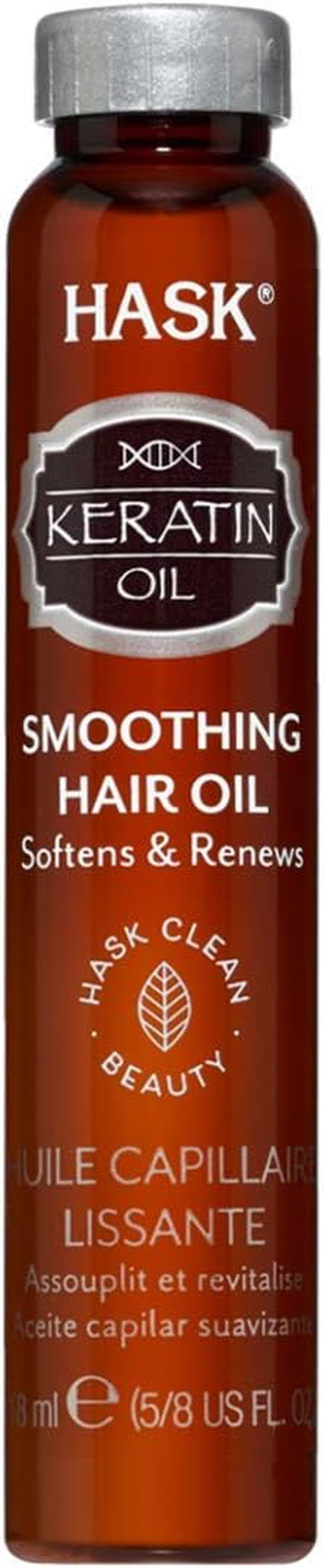 Hask Vials Keratin Protein Smoothing Shine Oil (12 Pieces) image number 4
