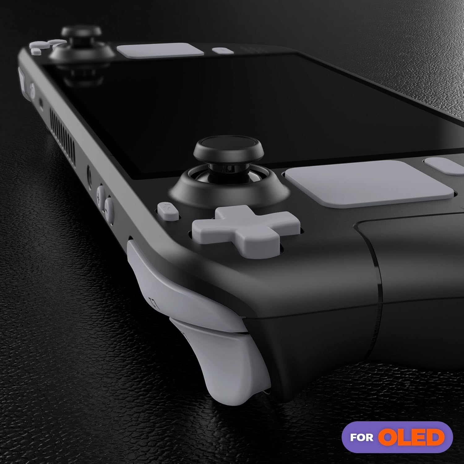 Extremerate Replacement Full Set Buttons for Steam Deck OLED Handheld Console, New Hope Gray DIY Custom ABXY D-Pad Trackpad Bumpers Triggers Buttons with Tools for Steam Deck OLED Console image number 6