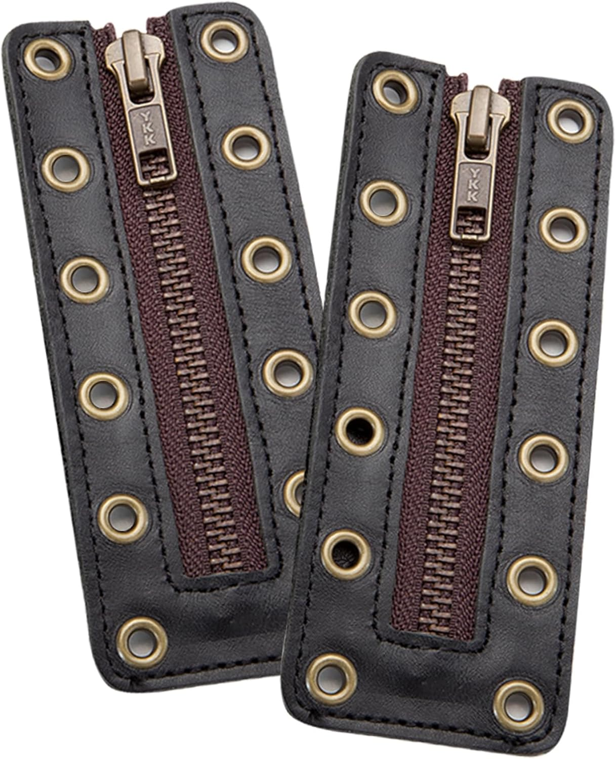 Leather Lace-In Boot Zipper 6 Eyelet Zipper Suitable for All Brands