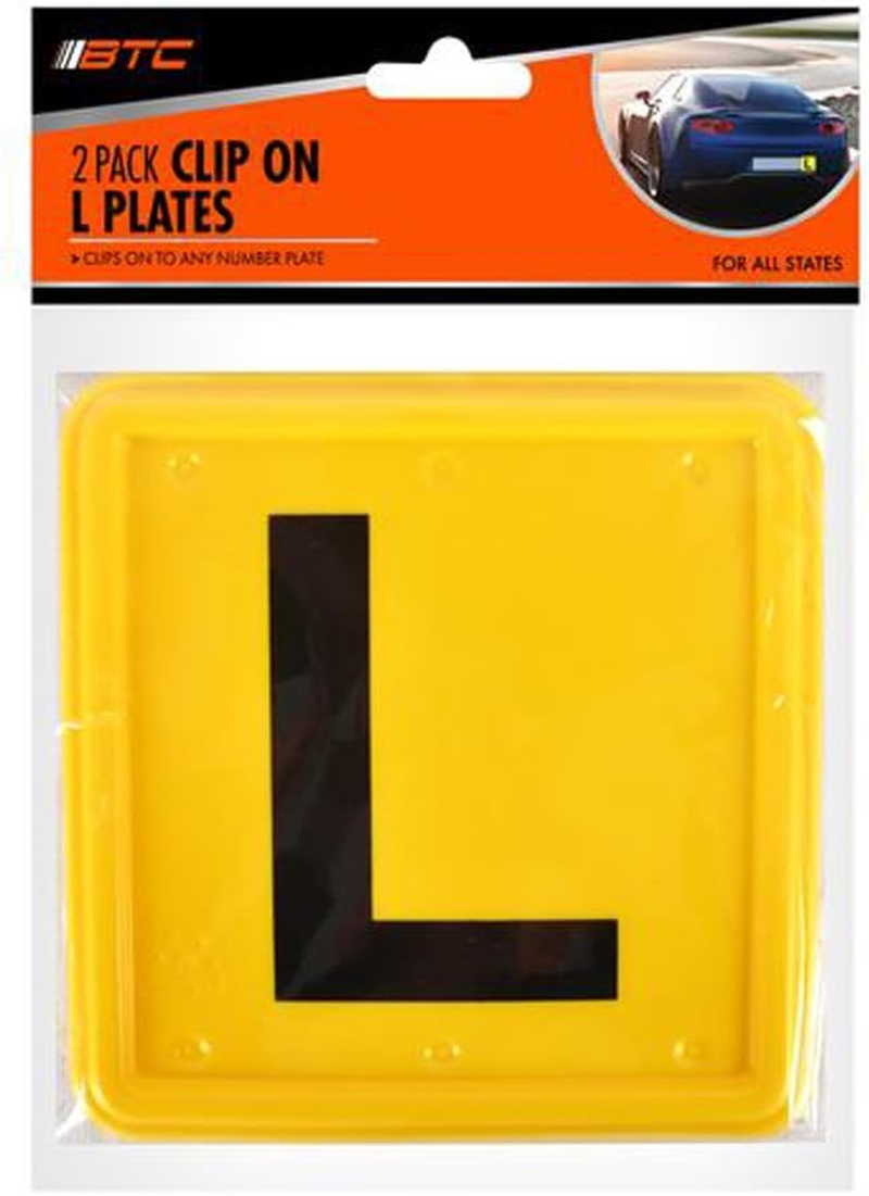 BTC Plate L QLD-VIC-WA Clip on Plate 2-Pieces Set image number 1