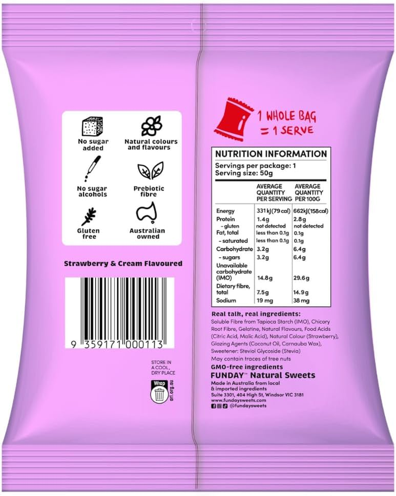 Strawberry and Cream Gummies image number 1