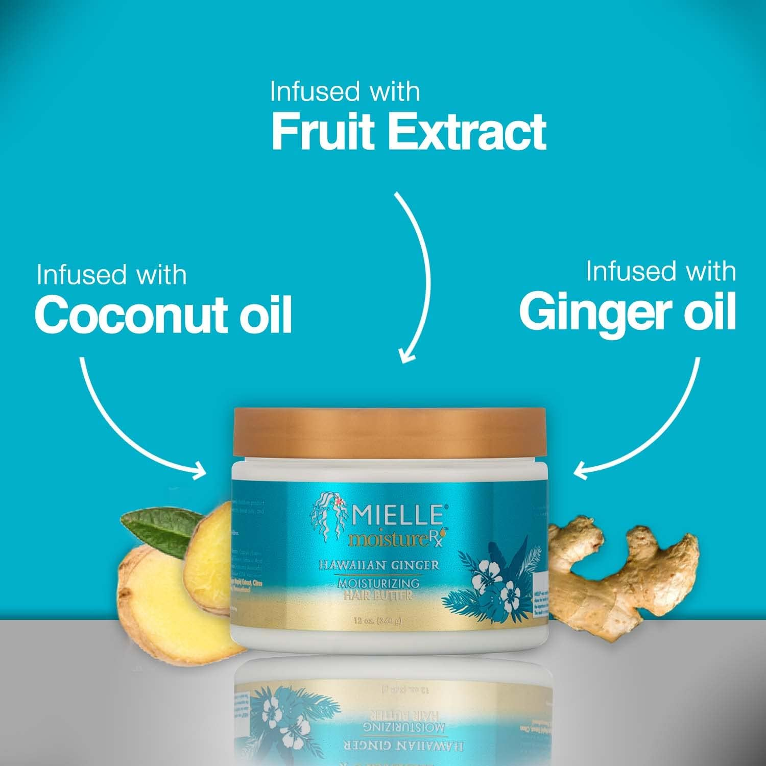 Mielle Moisture RX Hawaiian Ginger Moisturizing Hair Butter 340 G image number 2