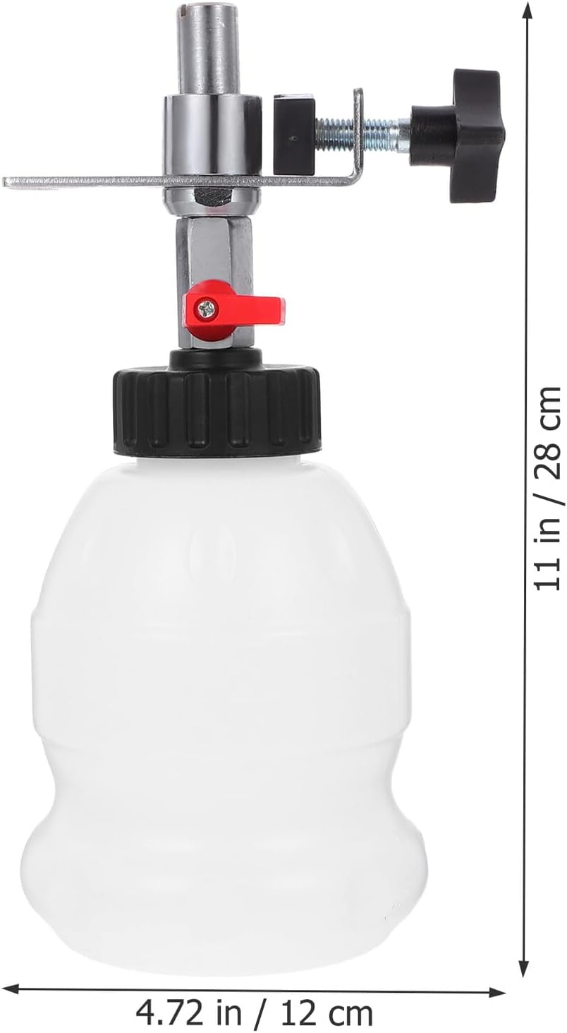Amosfun Auto Brake Fluid Change Tool with Nozzle Lightweight Car Brake Oil Refiller Pot for Efficient Hydraulic System Filling and Fluid Extraction image number 2