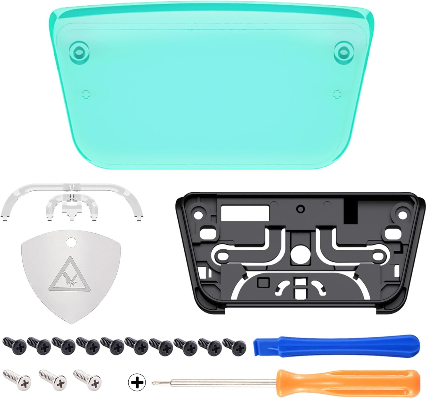 Extremerate Emerald Green Replacement Touchpad Cover Compatible with P S 5 Controller BDM-010 BDM-020 BDM-030 BDM-040 050, Custom Part Touch Pad Compatible with P S 5 Controller - without Controller