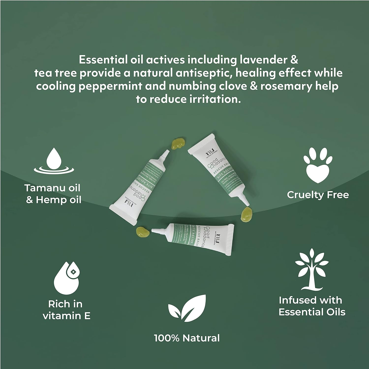 Good Riddance Adventure Pack - Australia'S Favourite Mosquito Repellent Pack - Includes Tropical Insect Repellent 100Ml, Sensitive Insect Repellent 100Ml, and Rescue Balm 10G