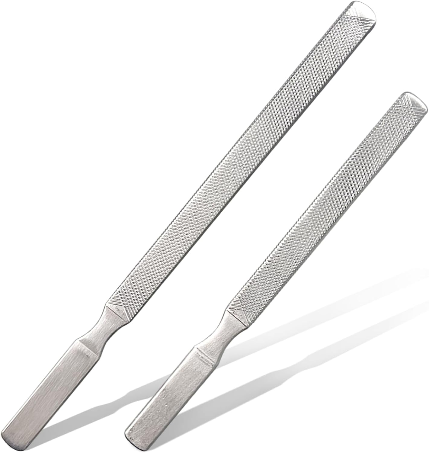 2-Pack Stainless Steel Toe Nail Files, 4-Sided Design for Thick Nails, Ideal for Men, Seniors, and Dogs image number 5