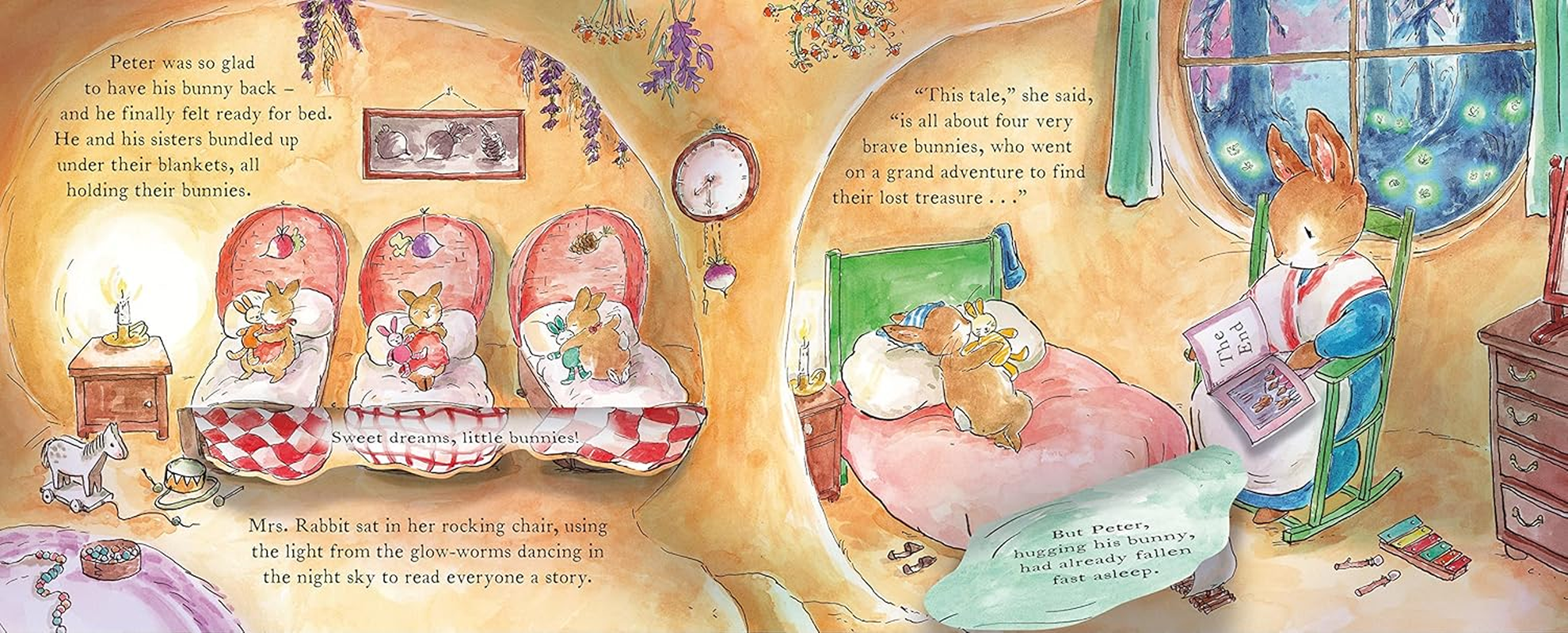 Peter Rabbit: the Bedtime Bunny Hunt: a Lift-The-Flap Storybook image number 3