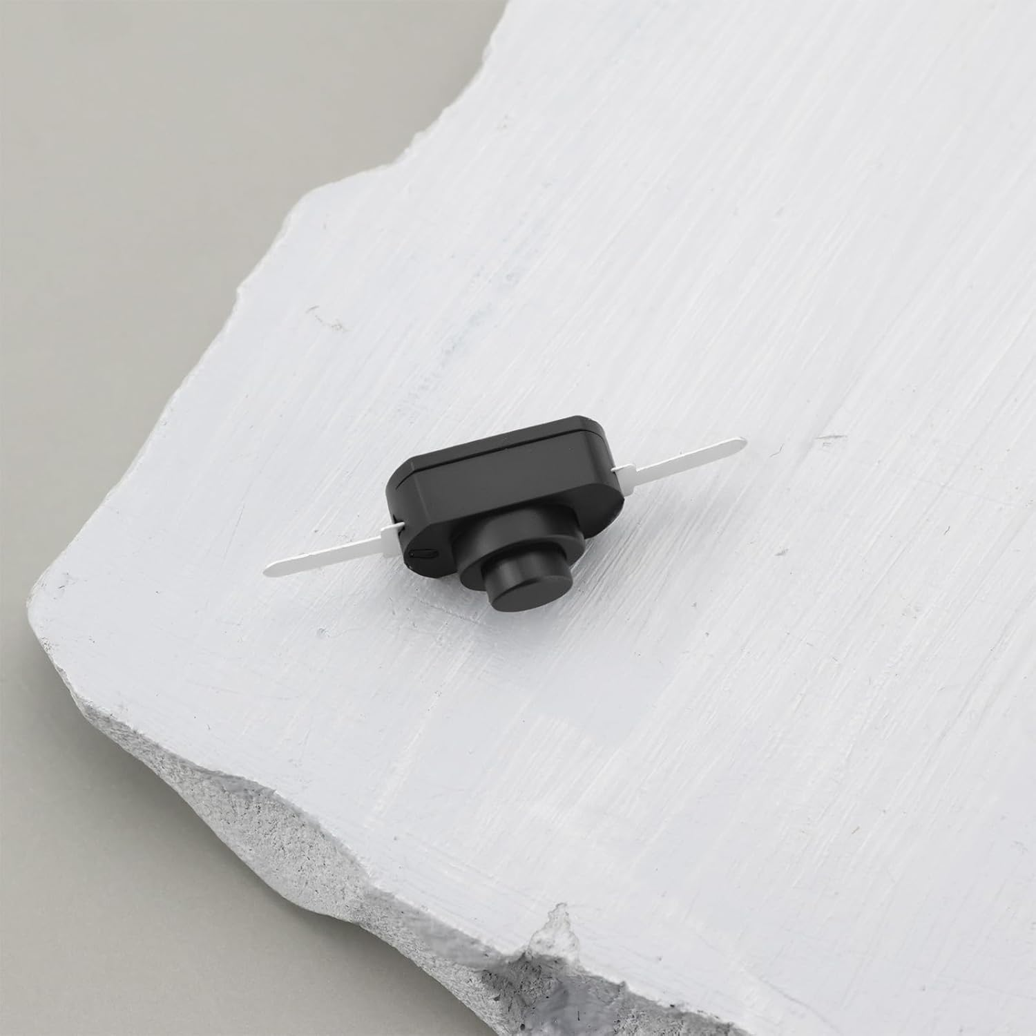 Create Idea 50X 1208YD Self-Lock Micro Push Button Switch 12 X 8 Mm Miniature Switch DC 30V/1A 2-Pin Black