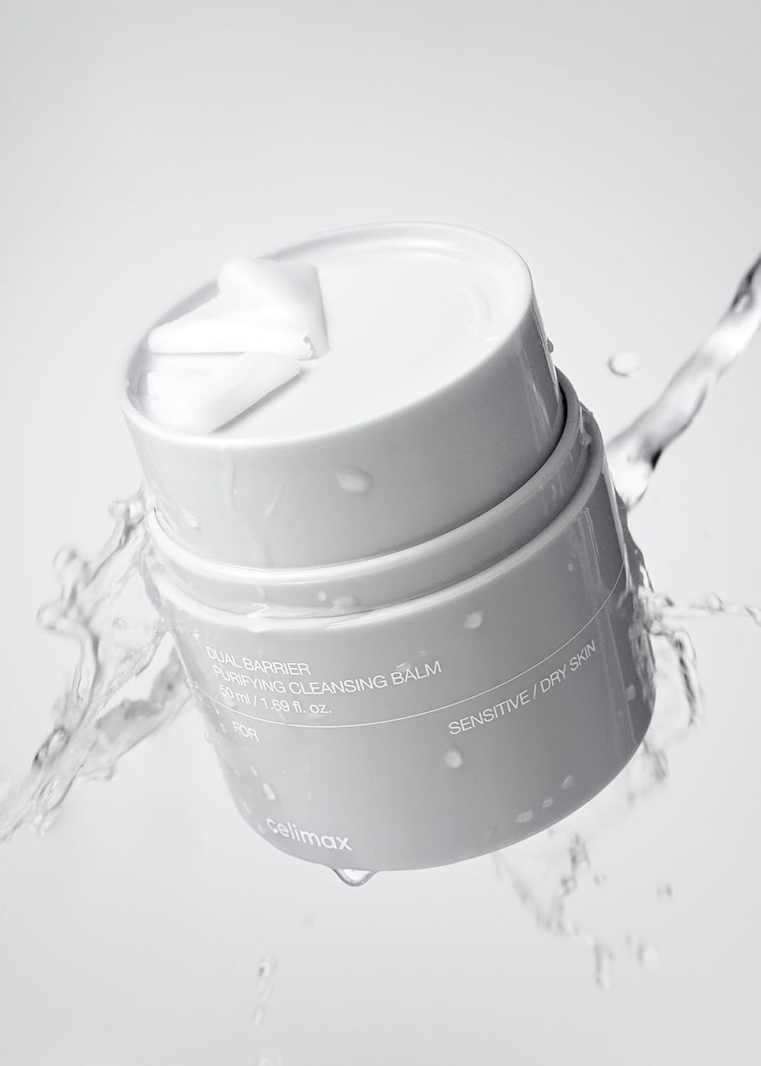 Celimax Dual Barrier Purifying Cleansing Balm | with Ceramides, Waterproof Makeup Remover, Pore Cleansing, Daily Use Cleanser, Grind Container, 100Ml image number 2