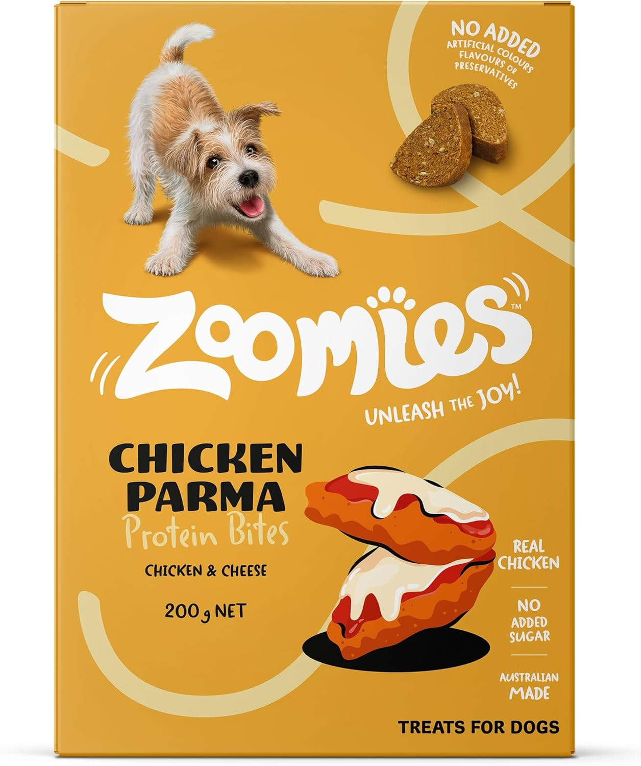 Zoomies Parma Chicken and Cheese Treats for Dogs 200 G