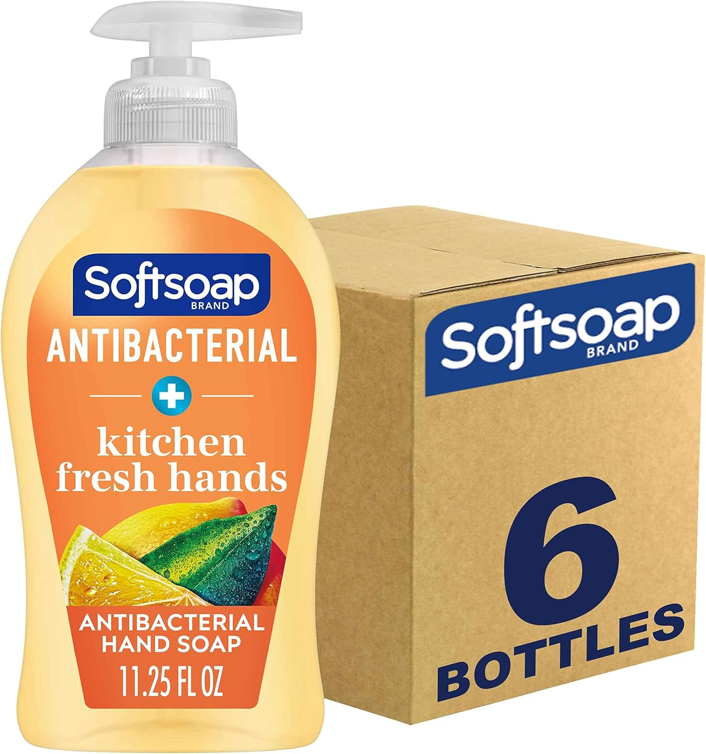 Softsoap Antibacterial Hand Soap, Kitchen Fresh Hands - 11.25 Fluid Ounce (6 Pack) image number 3