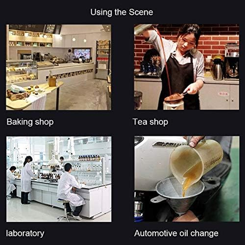 Kitchenware Gadgets 1000Ml Thin Section PP Plastic Flask Digital Measuring Cup Cylinder Scale Measure Glass Lab Laboratory Tools (Transparent) Kitchenware Gadgets (Color : Transparent) image number 5