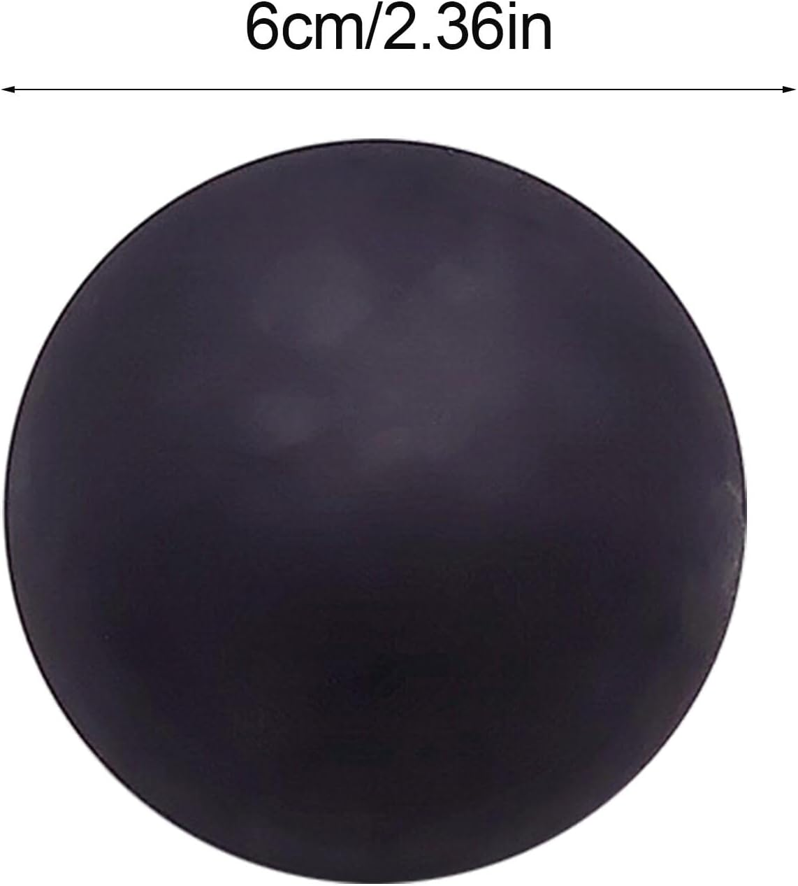 Squash Balls - 4X Small Rubber Squash Ball | Training Squash Ball | Rubber Hollow Balls | Dog Balls | Outdoor Sports Rubber Hollow Ball | High Elasticity Competition Squash Ball | Squash Ball Beginner - Black image number 4
