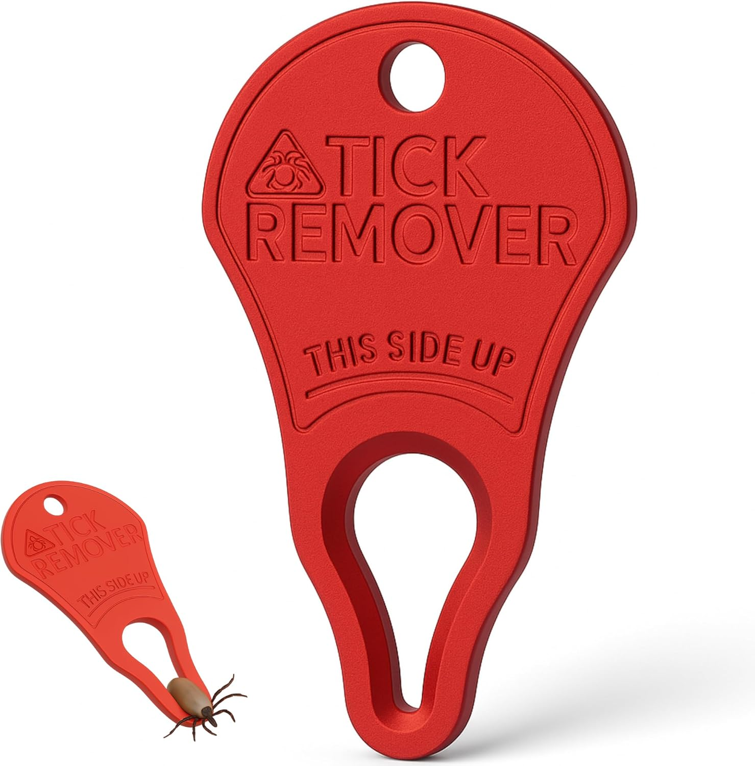 DEARKAN Tick Tweezers - Tick Remover for Dogs and Cats - Tool Type Keyring - Effective and Safe Tick Remover - Easy to Use and Carry - Tick Protection image number 5