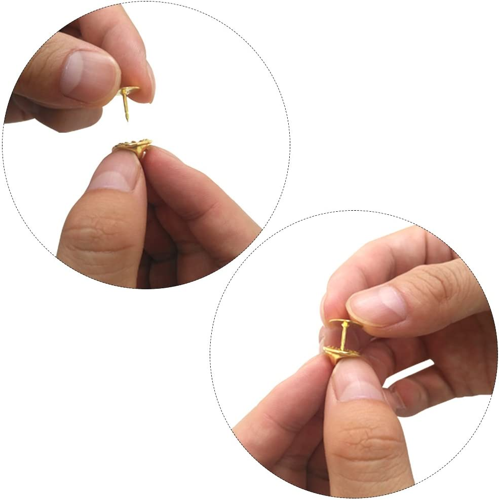 Yucool 60 Pcs Butterfly Clutch with Blank Pins, Metal Pin Backs Replacement for Craft & Jewelry Making image number 3