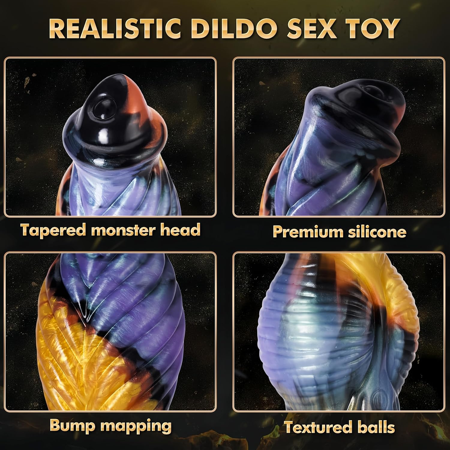 Huge Knot Thrusting Dildo Sex Toys Vibrator - 10.2"/28Cm 3-IN-1 Thick Dildos Anal Toys, 7 Thrusting & Vibrating Modes Monster Big Dildo, Upgraded Remote Control Multi-Modes BDSM Sex Machine, Suction Cup Silicone Adult Toy & Games for Men Women, Prostate Massager Butt Plug, Quiet & Portable & Waterproof Adult Sex Toys, Best Sexual Wellness Products Sent for Her, Him & Couples for Valentines Day image number 5