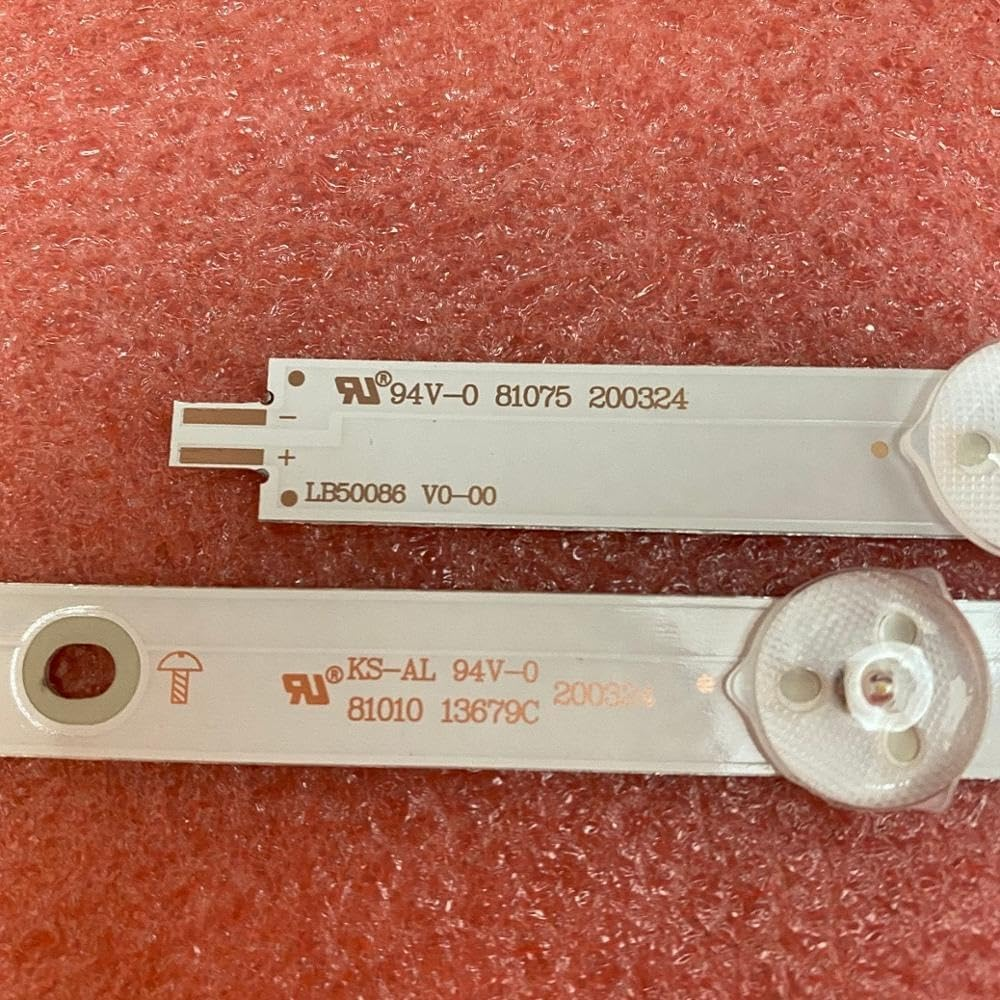 LED Backlight Strip for 50PUS6272 50PUS6201 50PUS6503 50PUS6753 50PUS6262 50PUS6162 50PFK6550/12 LB50082 LB50086 LB50089 V0 (Color : Kit 10Pcs for 1 TV) - 5 Kit For 5 Tv image number 4