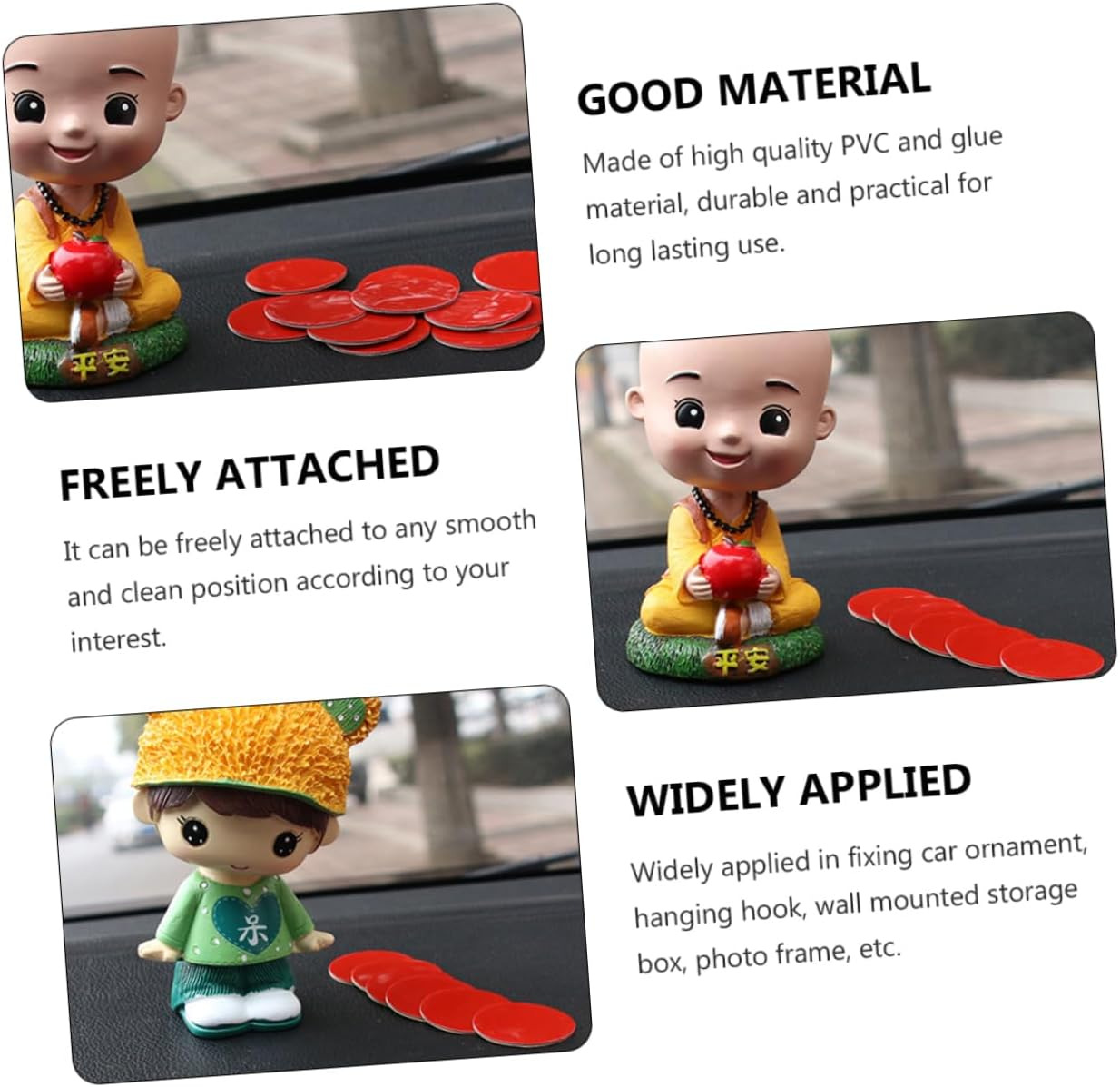 50Pcs Double Sided Sticker Car Perfume Seat Glue Super Strong Removable Adhesive Tape