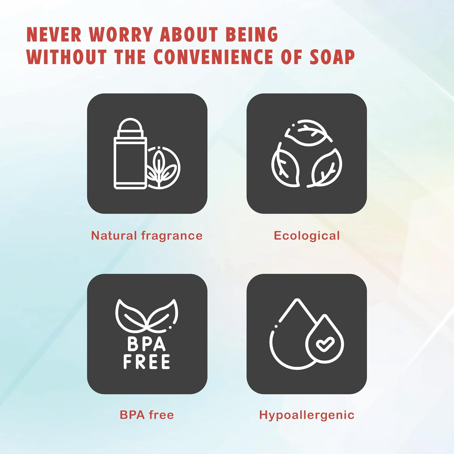 Gadgetime USA Flower Paper Soap Sheets (Assorted Colors) - Portable Disposable Travel Bath Confetti - for Indoor, Travel, Camping, Hiking, Outdoor (5 Tubes) image number 5