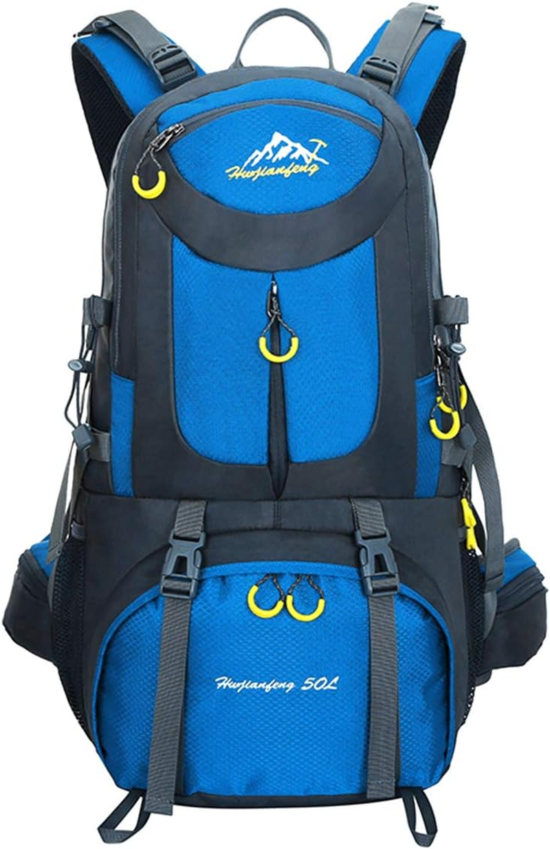 50 Liter Backpack, Great for Outdoor Sport, Hiking, Trekking, Camping Travel, Mountain Climbing. Waterproof Mountaineering Bag, Travel Climbing Daypacks, Knapsack, Rucksack