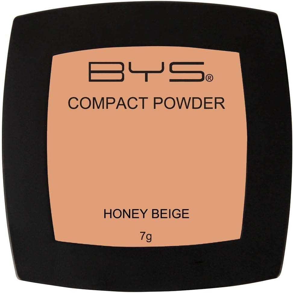 BYS Full Coverage Pressed Powder, Medium Beige, 1 Count