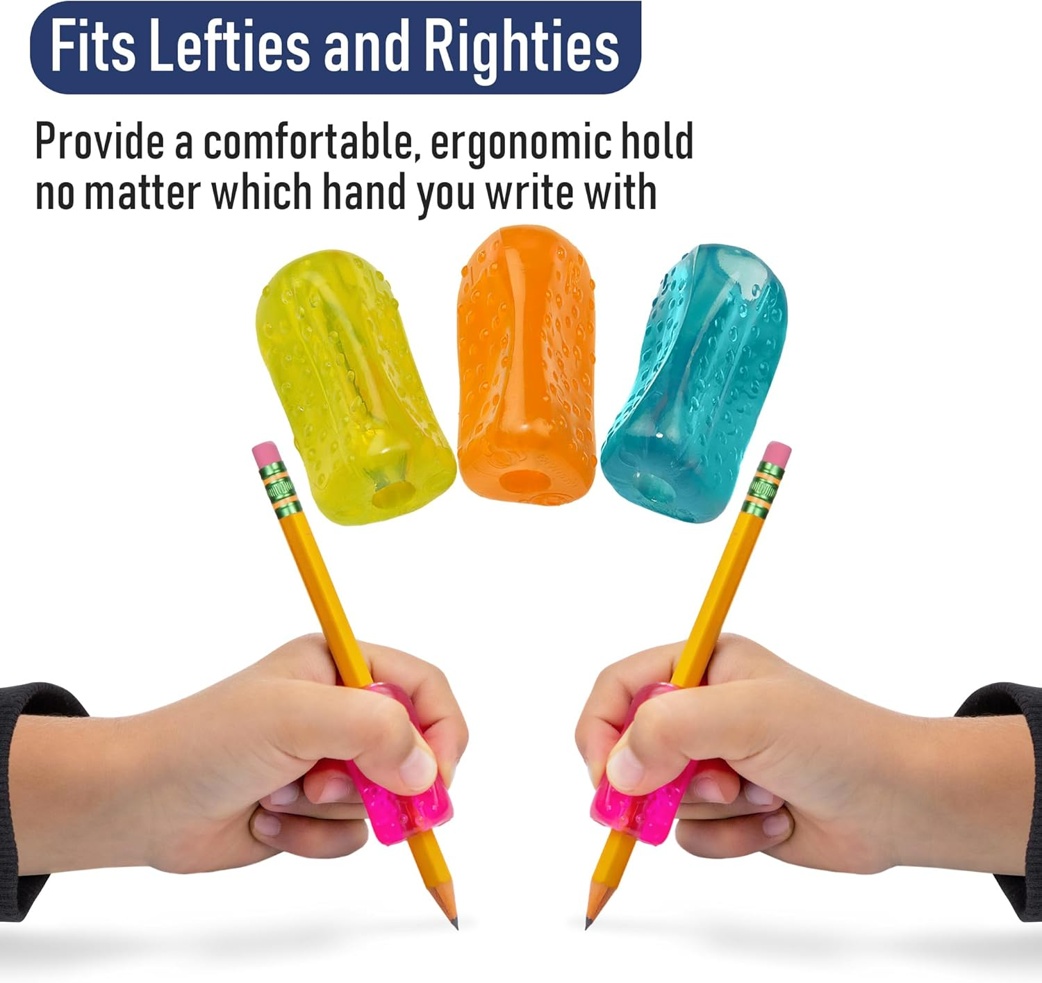 The Pencil Grip Bumpy Grip Ergonomic Writing Aid, 6 per Pack, Neon Colors (TPG-12006) image number 6