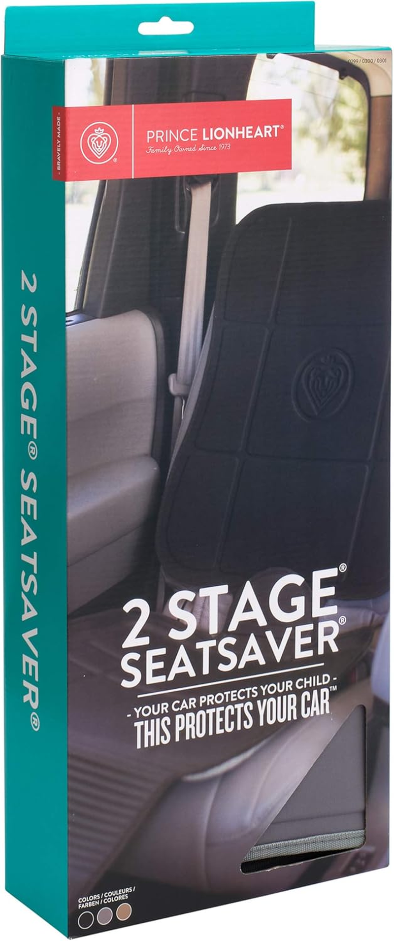 Prince Lionheart Two-Stage Seatsaver - Black image number 3