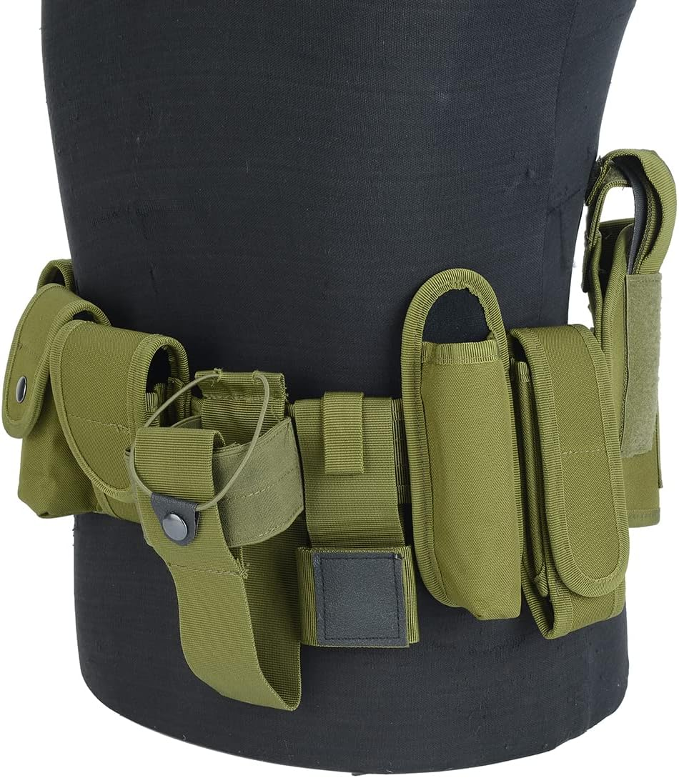 Law Enforcement Utility Tactical Belt Multifunctional Outdoor Training Belt Bag Hiking Belt Patrol Military image number 5