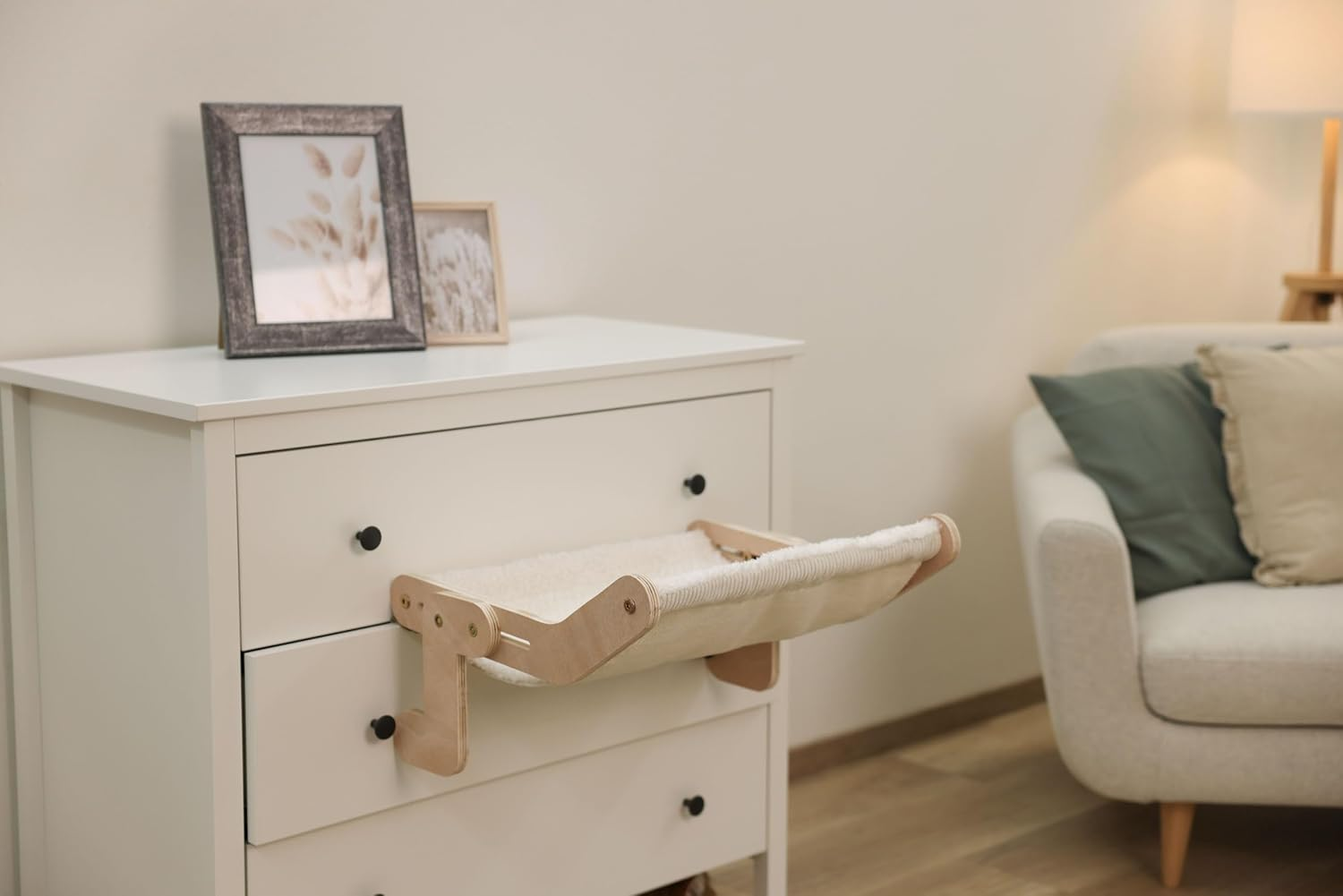 Kerbl Pet Nap Cat Hammock 42.5 X 47 Cm White