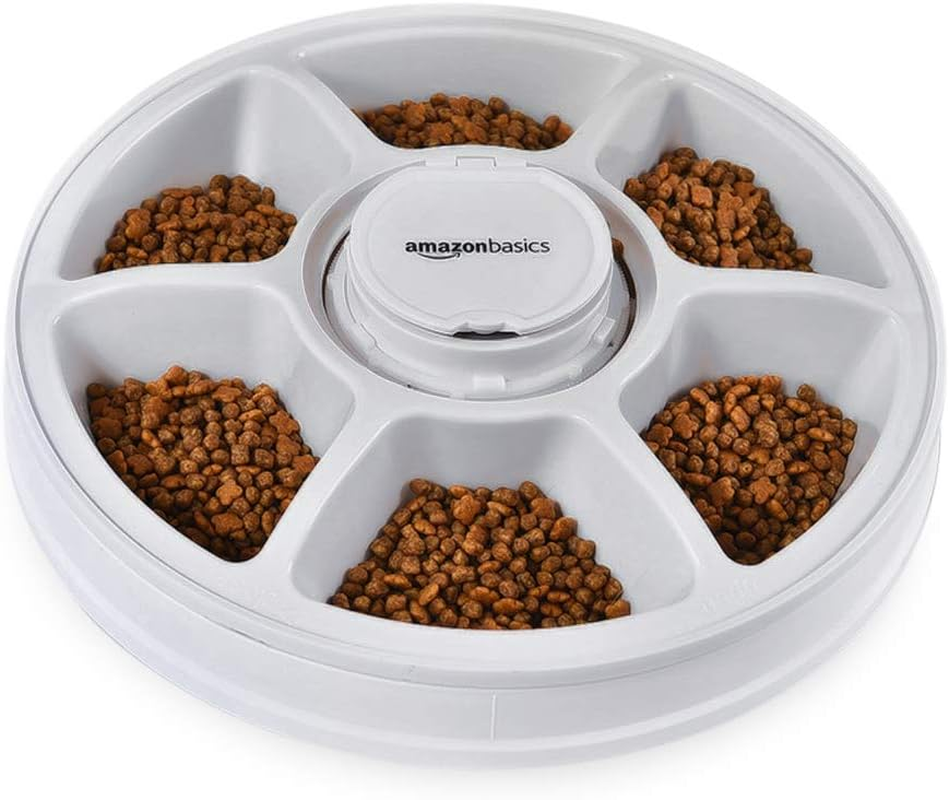 Amazonbasics Electronic Timed Pet Feeder, Teal image number 3