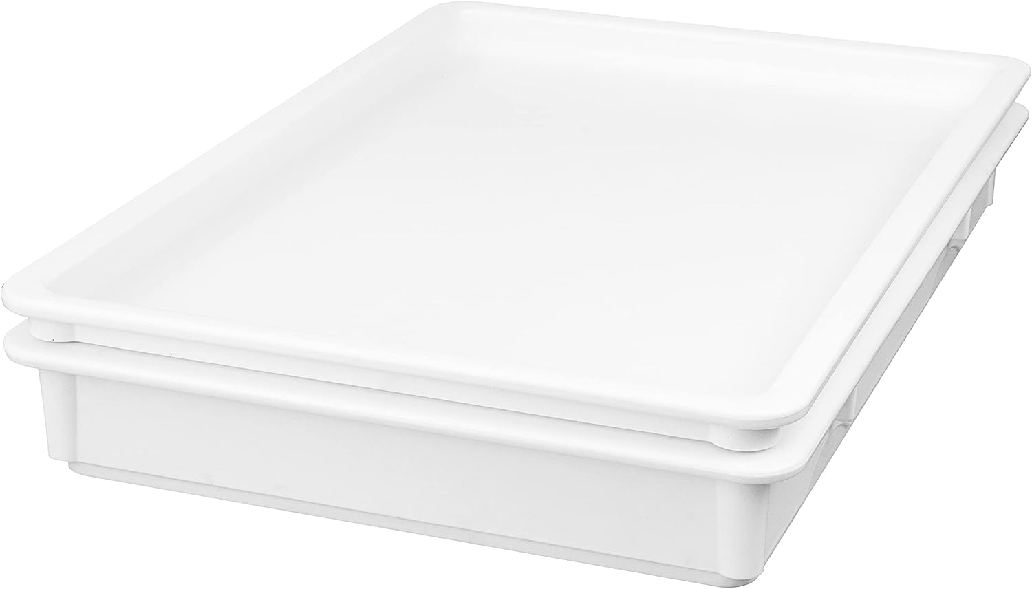 Pizza Dough Proofing Box, 45X31X8.5Cm, Pizza Dough Container, Fits 6-9 Dough Balls, Household Pizza Dough Tray image number 4