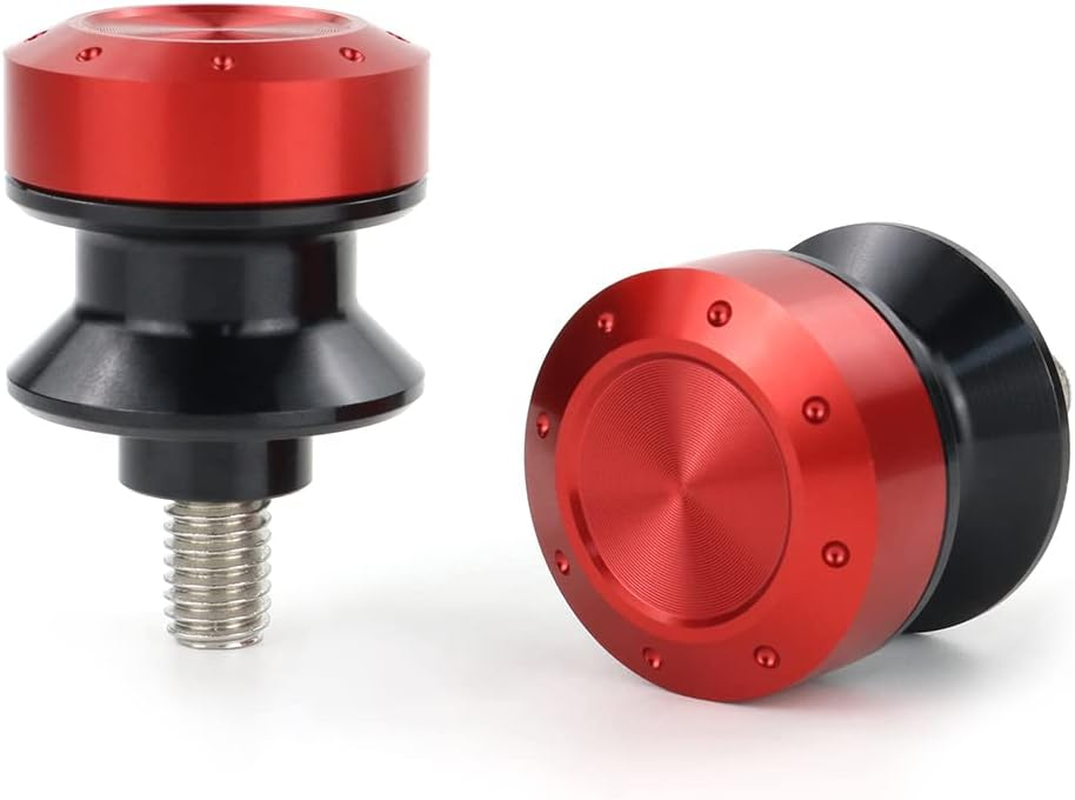 M10 Swing Arm Spools Sliders Compatible with Ninja 650R EX650 Er-6F/N,Ninja 250,Ninja 400R Er-4N,Zx-12R,Vulcan Cafe/S,Z250/300,Ex650R,Universal Motorcycle Swing Arm Bobbins