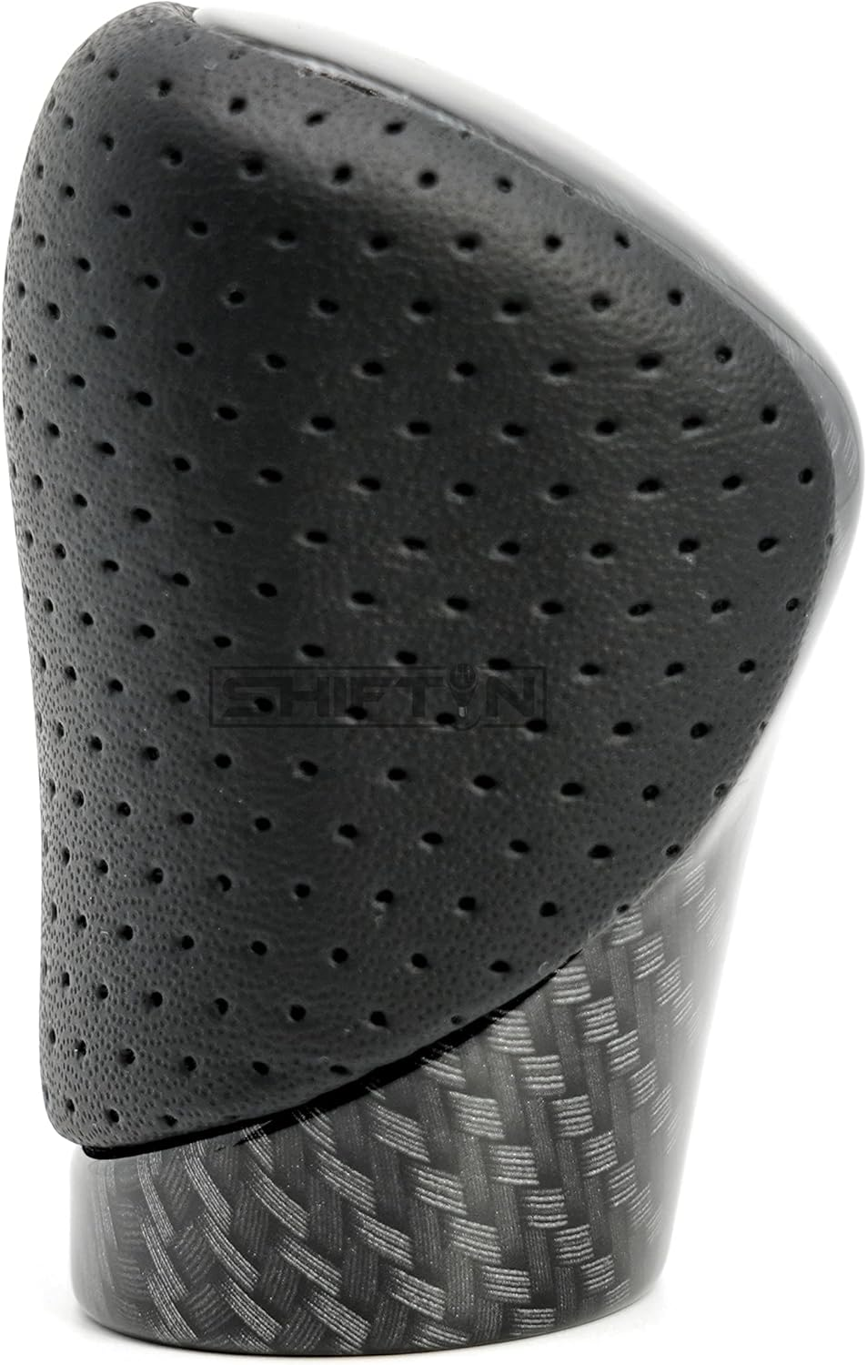 Gear Shift Knob Shifter for Lexus ES GS GX Is NX RC RX 200T 300 350 3450H 450Hl 350L (Punched Black Leather/Carbon Pattern) image number 3