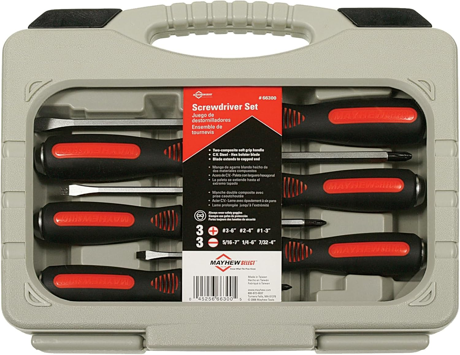 Mayhew Select 66300 Cats Paw Screwdriver Set 6-Piece