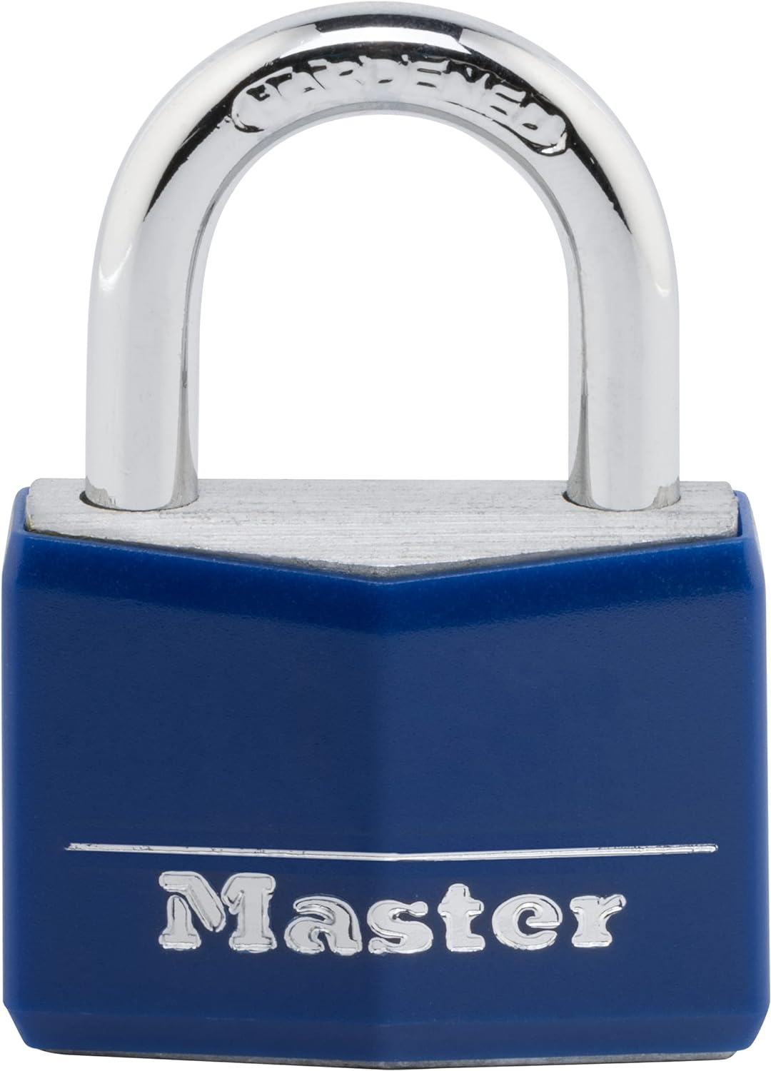 Master Lock 146D Covered Aluminum Keyed Padlock, 1-9/16 Inches, Pink