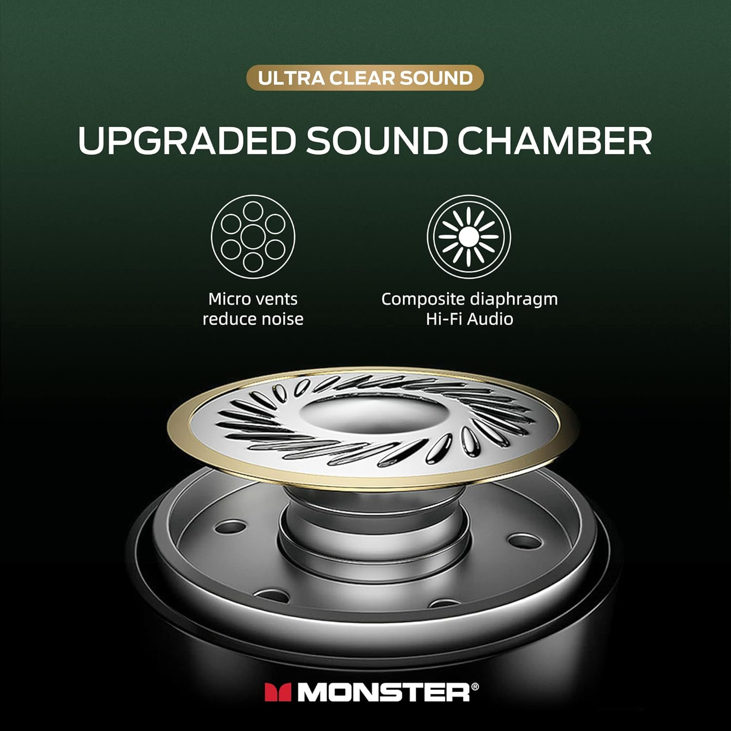 Monster GM01 Gaming Earbuds USB-C Wired Headphones - Built-In Microphone & Volume Control with USB-C Cable Connection, Extra Earbud Tips Included, Compatible with USB Type-C Port Devices - Black image number 6