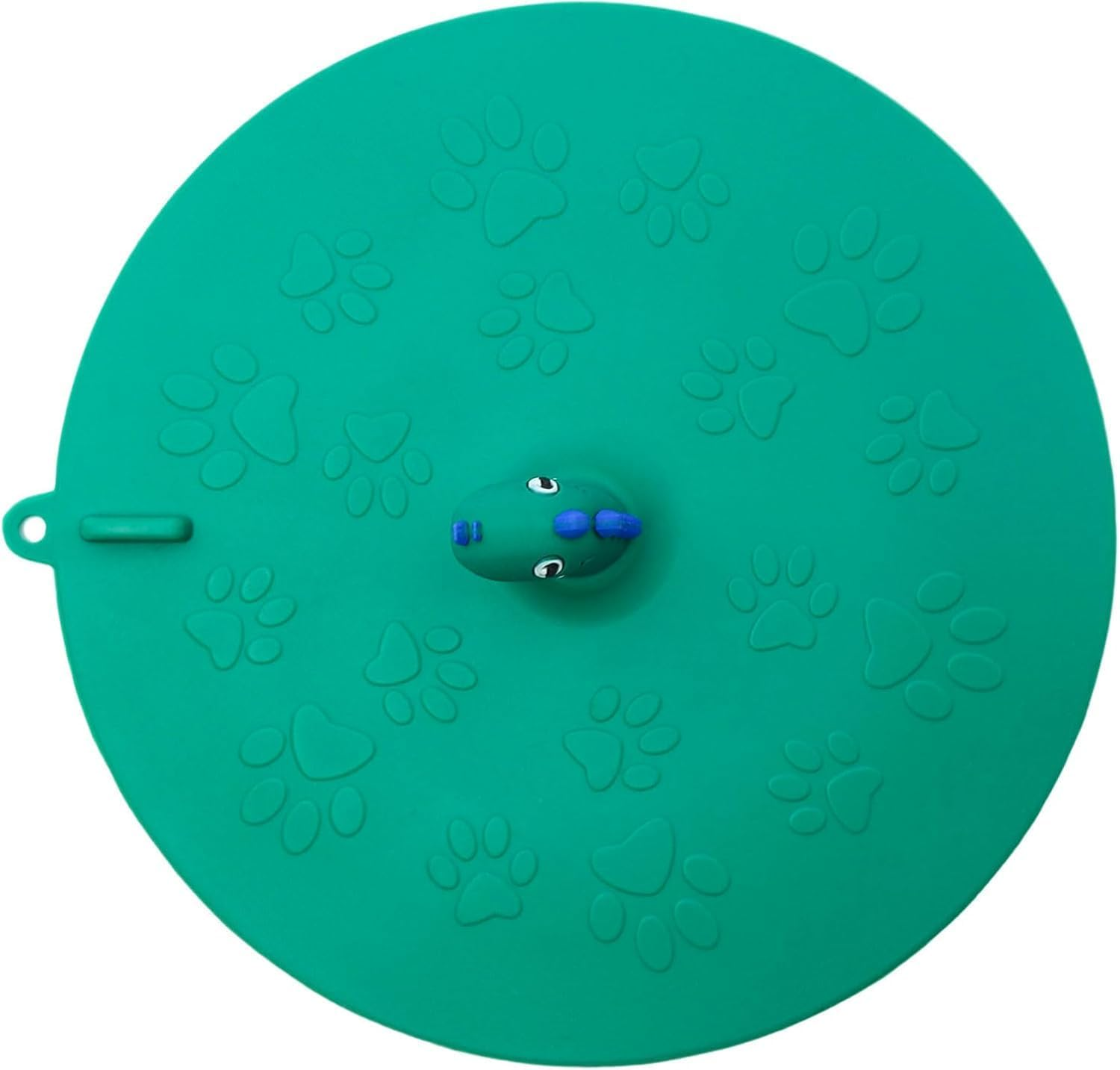 Bathtub Floor Drain Cover,Cute Silicone Odor Proof Floor Drain Cover for Kitchen and Bathroom,1 Pack (Green, One Size) image number 1