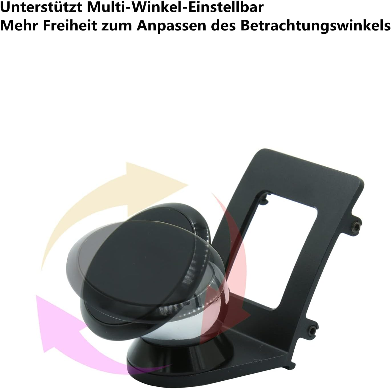 Car Mobile Phone Holder Compatible with Audi Q5 8R and SQ5 Suitable for Smartphone and GPS with Magnetic Mobile Phone Holder 360 Degree Adjustable Viewing (Black) image number 1