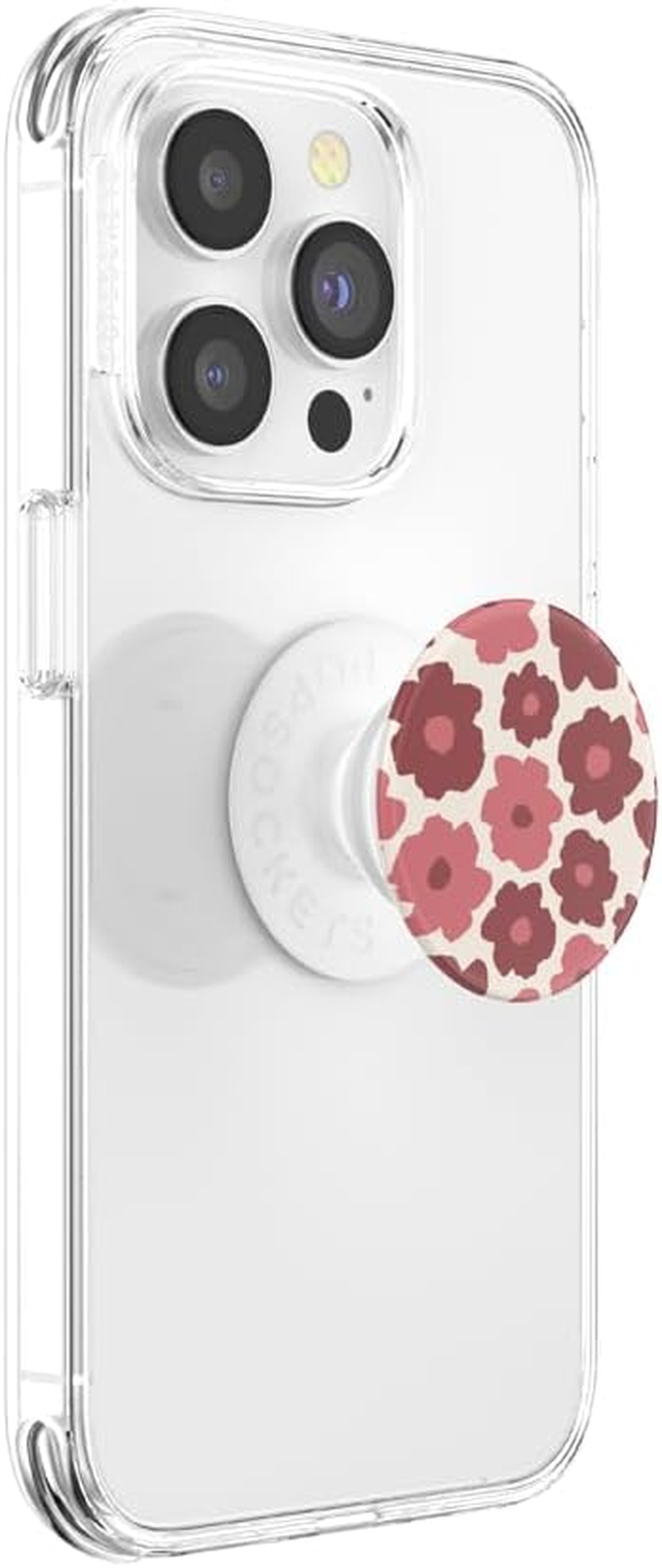Popsockets Phone Grip with Expanding Kickstand, Adhesive Grip - Mauve Floral - Trust The Process image number 2