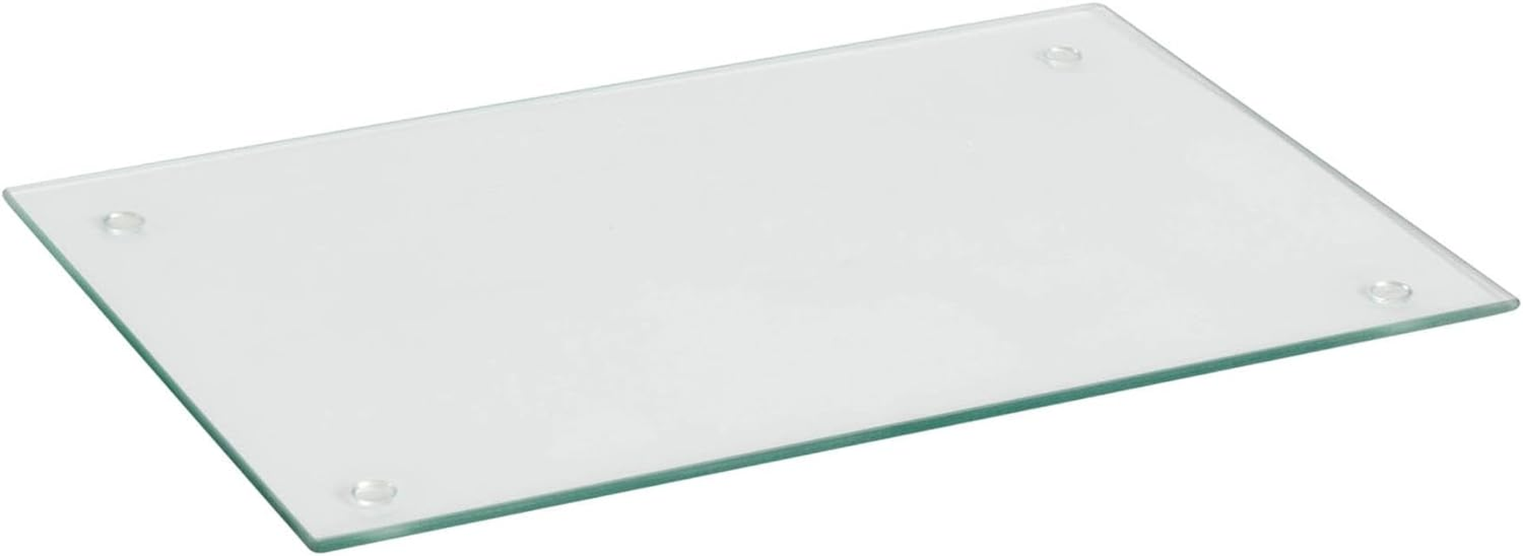 1X Clear 50Cm X 40Cm Glass Chopping Board - Large Kitchen Butchers Meat Bread Cheese Knife Cutting Boards - by Harbour Housewares