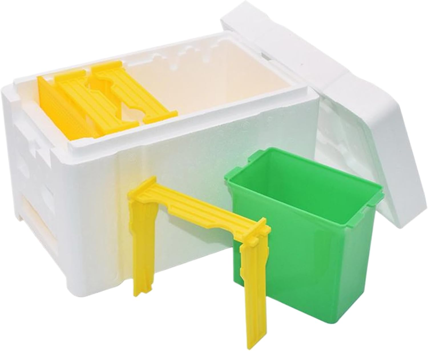 Box for Bees, Pollinator House Kit, Beekeeping Starter Set, Insulated Design, Easy Assembly, 24X15X16.5Cm, for Farm, Pollinating, Mating, Breeding, Winter, Harvest, Backyard, Patio image number 2