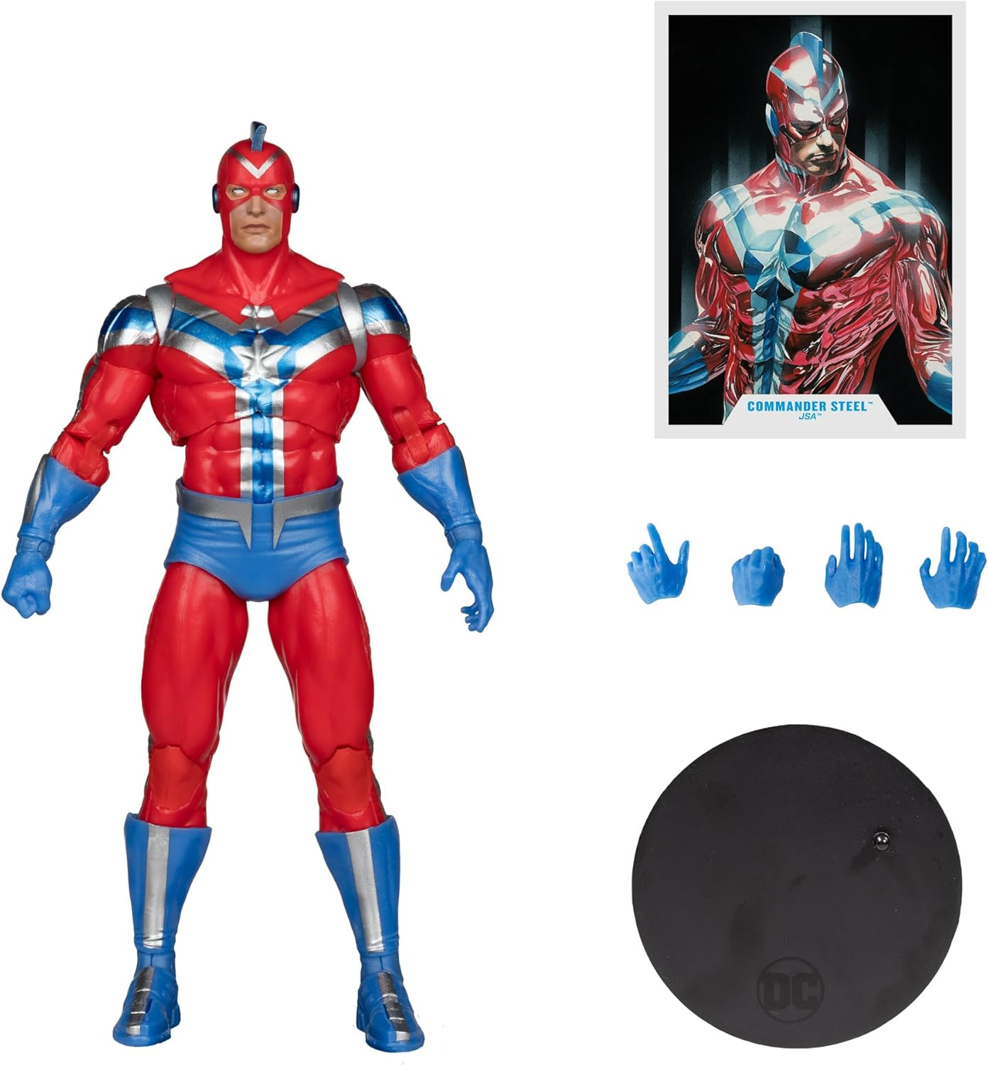 DC Multiverse 7IN - Commander Steel (Jsa)(Gold Label) image number 4