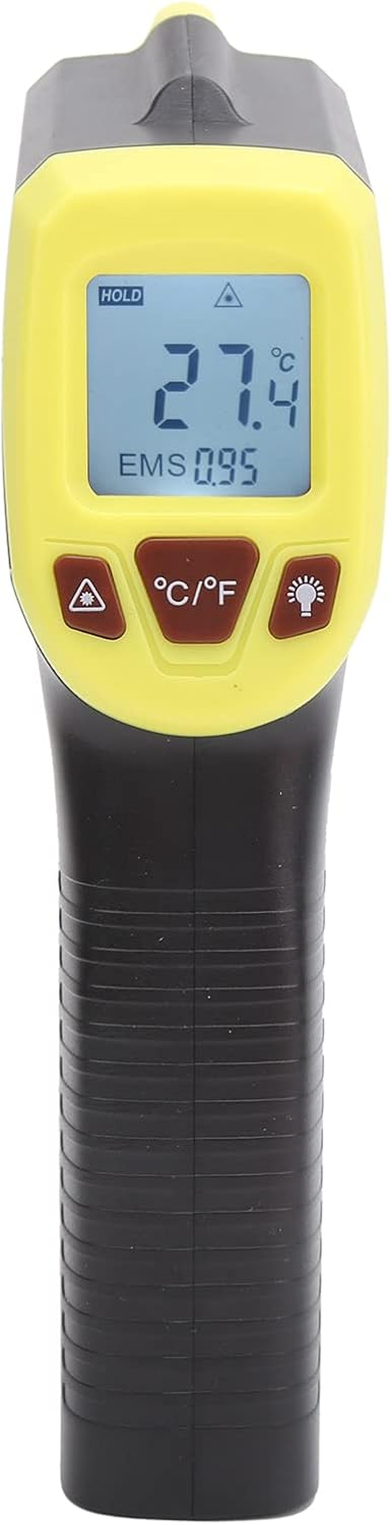 GM320S Industrial Thermometer LCD Display, Data Retention, Temperature Measuring Infrared for Hot Surfaces (Yellow) image number 2