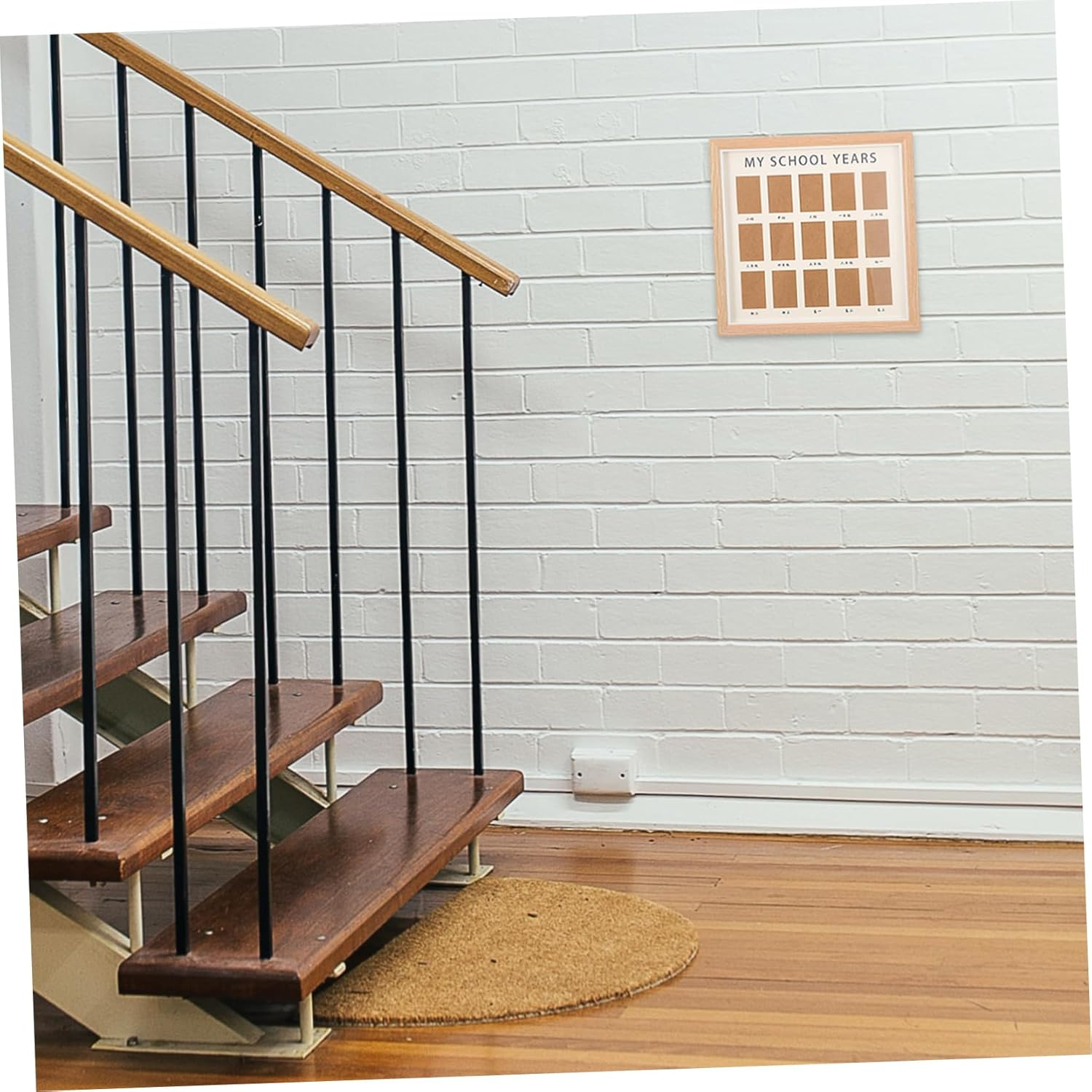 Toyvian School Years Photo Frame Commemorative Boys and Girls Growth Record Wall-Mounted Decor image number 1