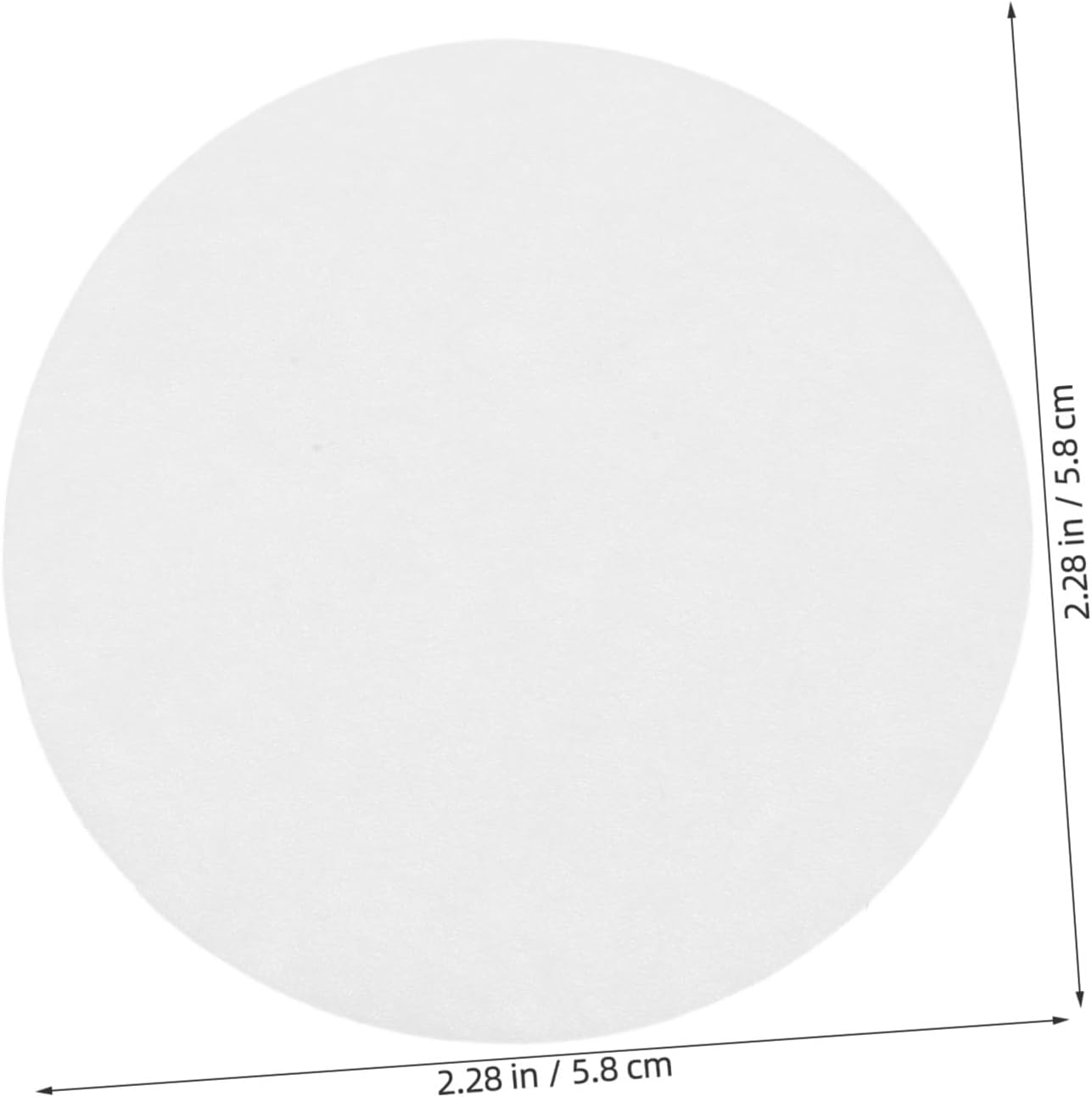 COHEALI 100Pcs Coffee Filter Paper Reusable Espresso Filter for Milk Tea Maker