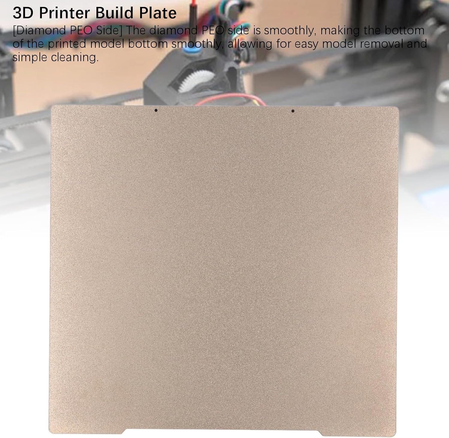 Build Plate, Double Sided Build Plate PEO PEI Build Plate, 254X241Mm, PEI Sheet 3D Printer Platform for MK3 MK3S MK4 MK2.5S, Widely Compatible, 3D Printer Accessories image number 3